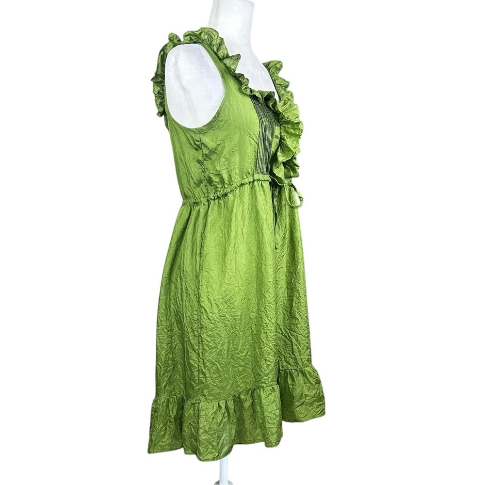 Sundance Silk Tiered Dress Sm Ruffles Fairy Whimsical Boho Tiny Flaws Delicate - Picture 2 of 10
